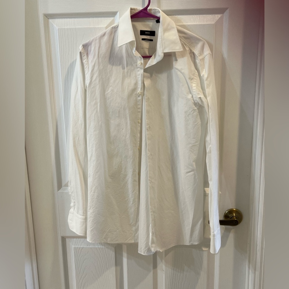 Hugo Boss White Dress Shirt